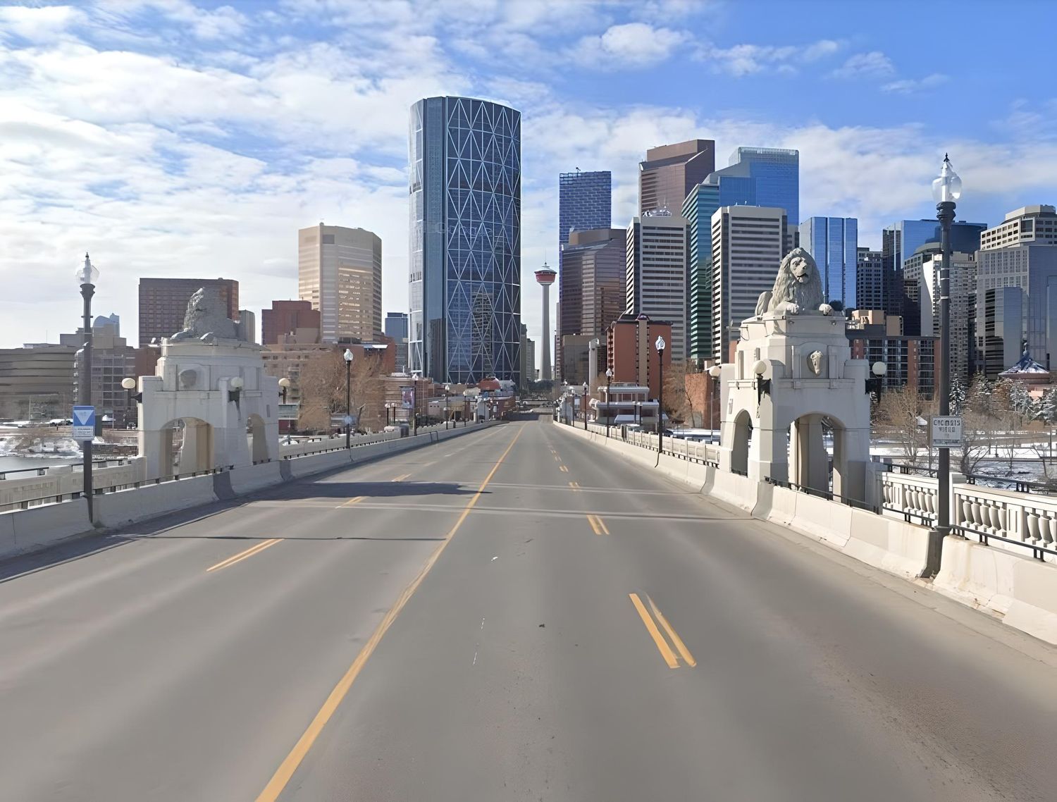 Center Street, Calgary, today (Street View)